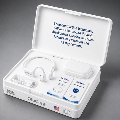 🔥 Final 2 Hours : Only Limited Stock Left🏆GluCent® Bone Conduction Smart Hearing Headphones （Mayo Clinic Recommended）